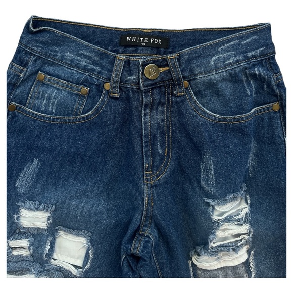 WHITEFOX RIPPED JEANS - Picture 3 of 6